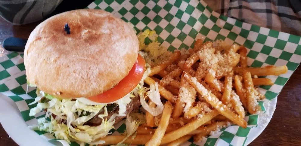Burger and Fries